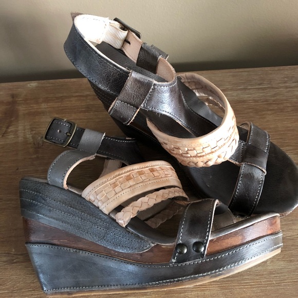 Bed Stu Shoes - BedStu Wedges- never been worn size 9